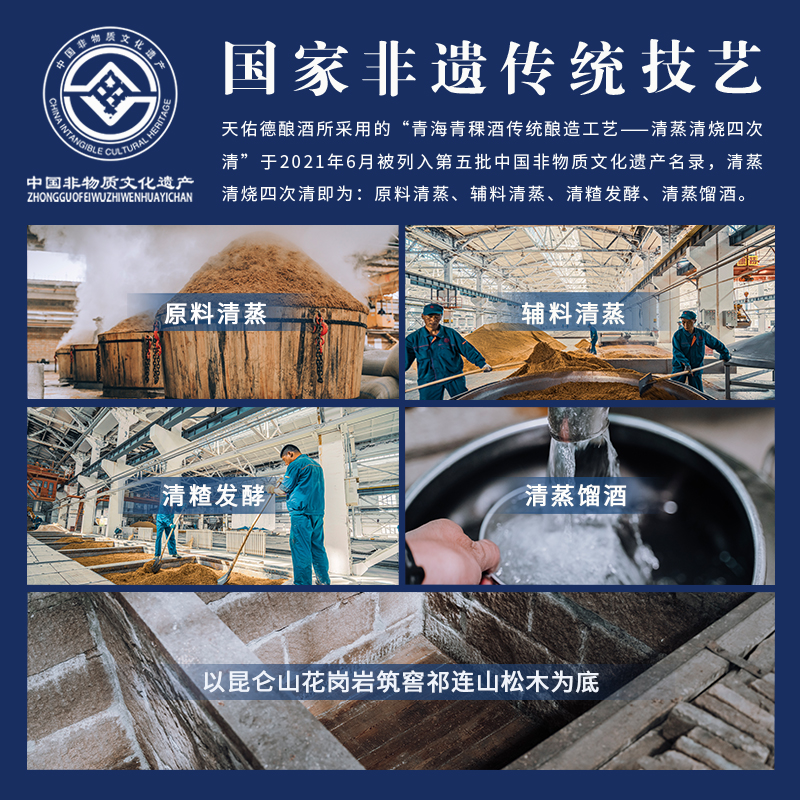 【星品升级】天佑德青稞酒52度老海拔2600清香型白酒青海互助纪念