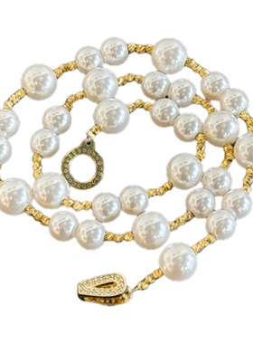 雅舒曼&图图妈【星河环绕】铜合金仿珍珠千金感简约精致大气项链