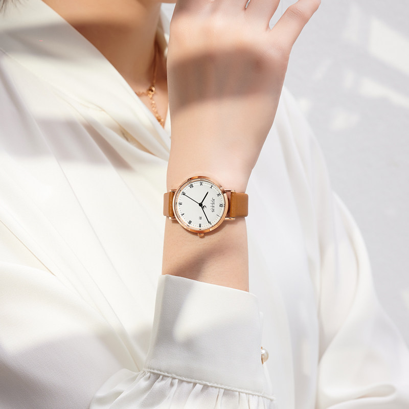 聚利时2022年新款高级感小众轻奢 julius聚利时晨宇日韩腕表