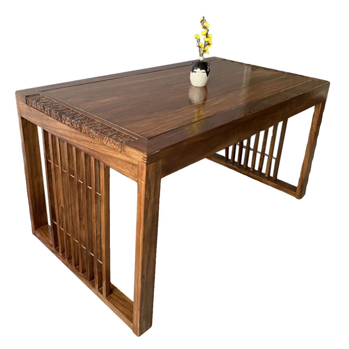 老榆木实木茶桌椅组合新中式成套书桌家用客桌简约画案禅意干泡台,淘宝优惠券,粉丝福利购,淘宝优惠卷