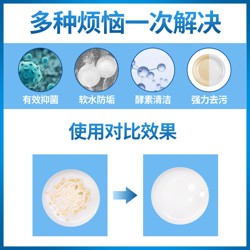 洗碗块洗碗机专用亮碟剂方太西门子 尚本家居洗碗机用洗涤剂