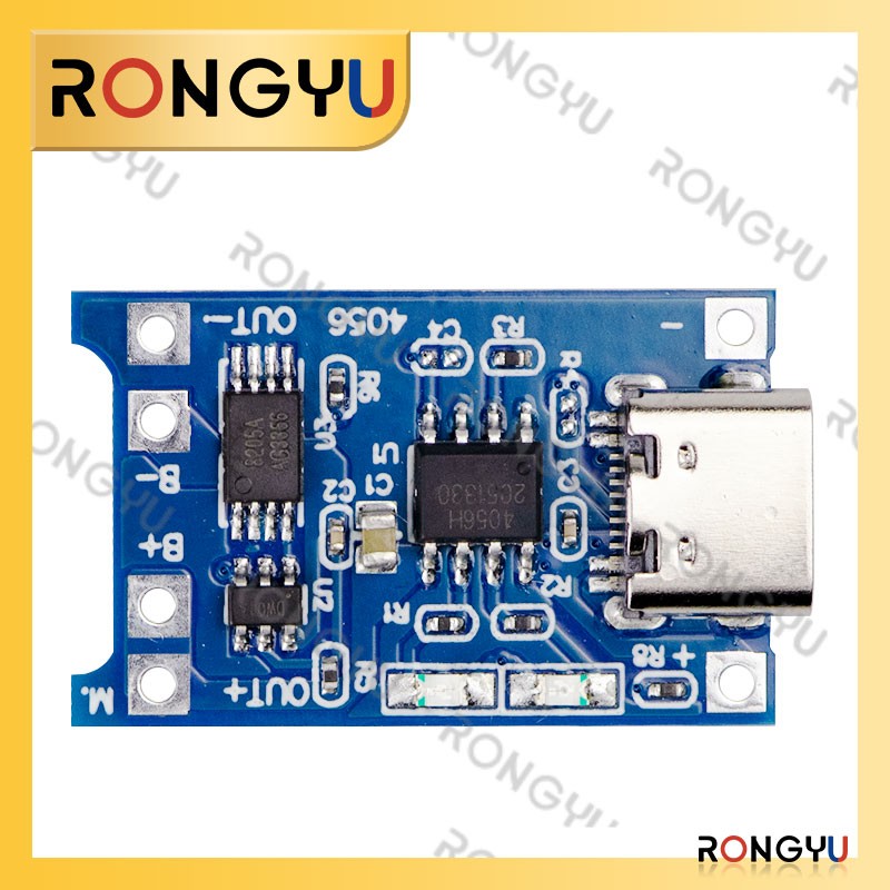 Type-C充电模块  TP4056 1A锂电池充电板  USB接口充电保护二合一 - 图2
