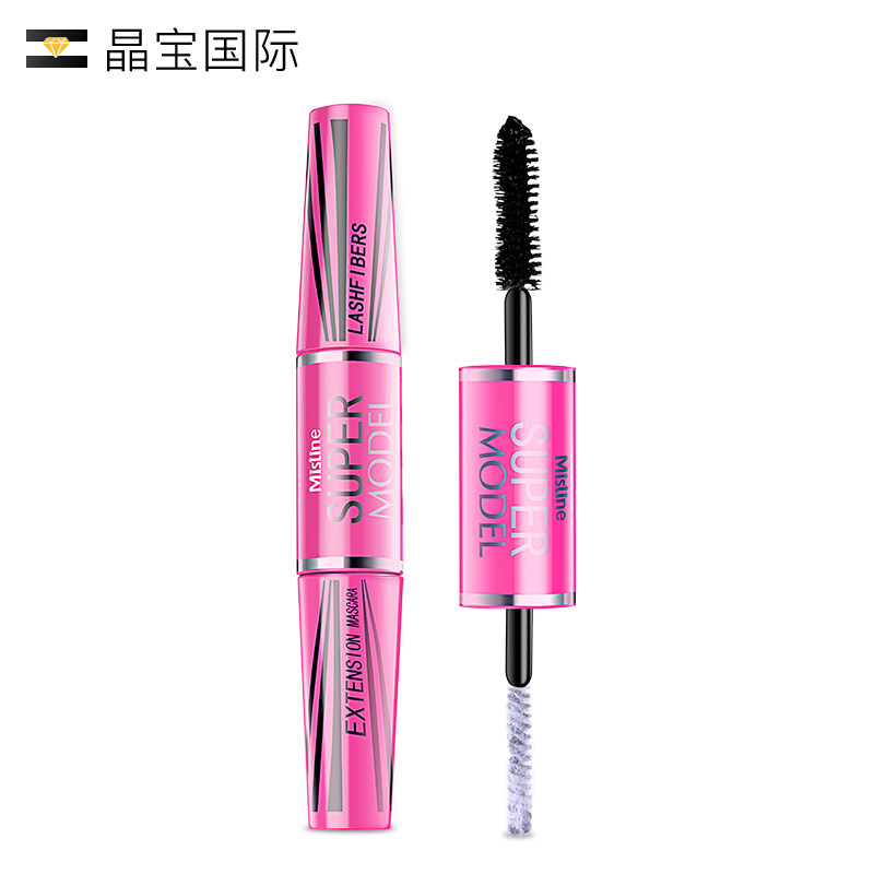 Sivanna泰国思薇娜女防水纤长卷翘不晕染加密加长双头双效睫毛膏 小轩窗