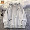 Girls' new autumn and winter sweatshirt jacket zipper hoodie