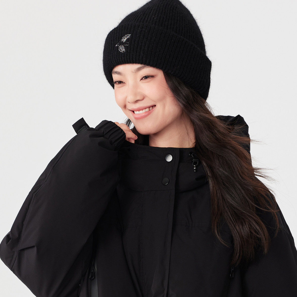 飞鸟和新酒商场同款女装新款三防短款休闲羽绒服女FZ470012019