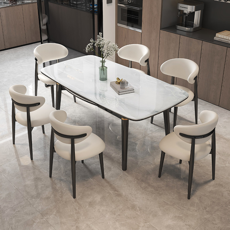 高端超晶石餐桌椅意式家用小户型伸缩饭桌方圆两用奢石饭桌岩板桌,淘宝优惠券,粉丝福利购,淘宝优惠卷