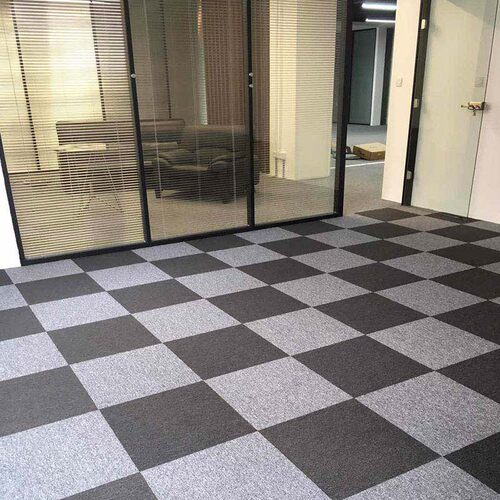 办公室地毯方块拼接满铺客厅卧室房间写字楼会议室商用工程台球厅 - 图0
