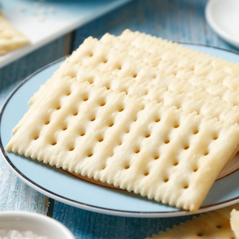 山姆代购Member's Mark海盐苏打饼干咸味无蔗糖代餐休闲零食点心 - 图3