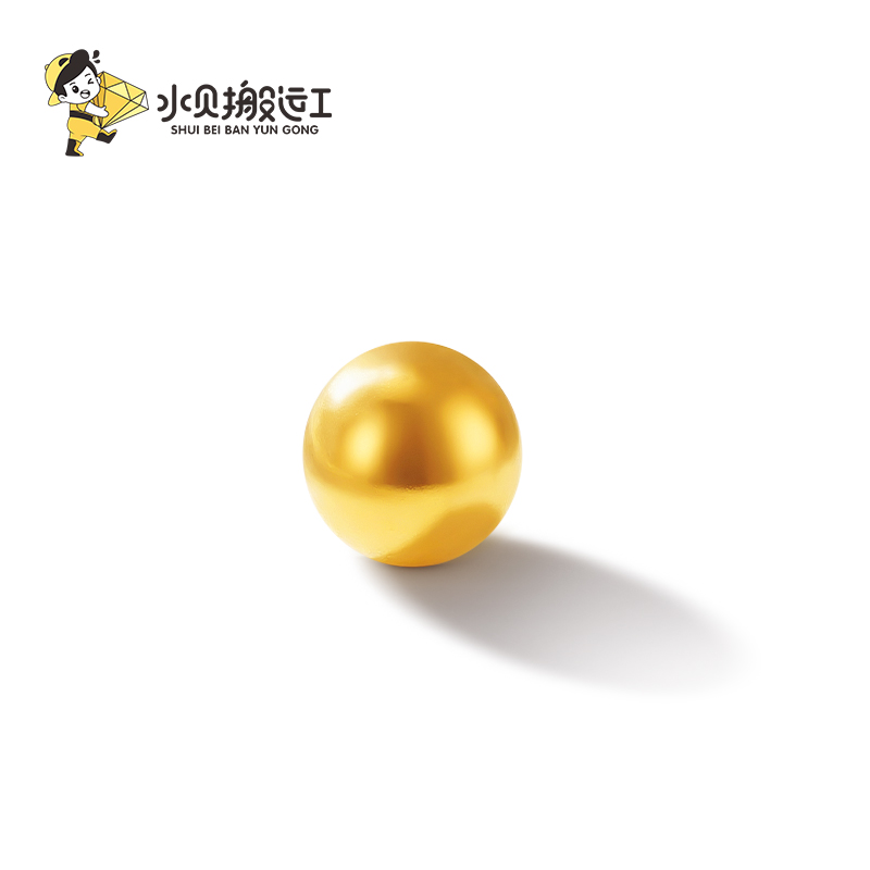 子非鱼【水贝搬运工】足金999小金珠黄金豆DIY投资攒钱纯金散珠E - 图3