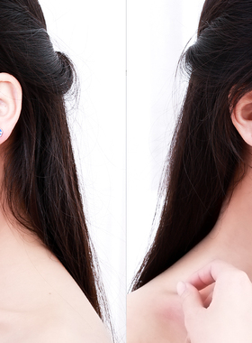 星球梦幻小巧月亮甜美风耳饰品