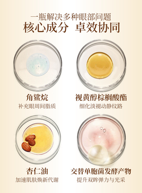 专柜正品韩国奇姬晶莹眼霜 淡化细纹提拉紧致抗皱改善眼部暗沉女