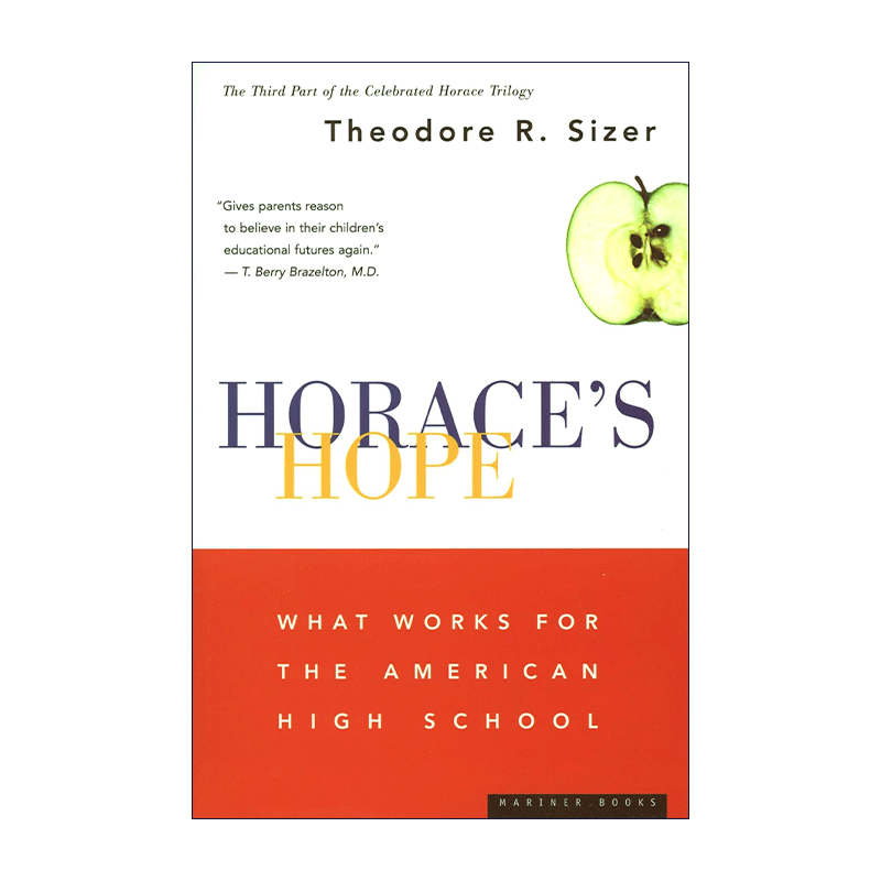英文原版 Horace's Hope 霍勒斯的希望 什么对美国高中有效 安多佛菲利普斯校长Theodore Sizer 英文版 进口英语原版书籍
