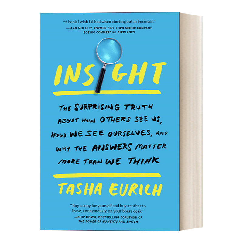 英文原版 Insight 真相与错觉 我们为什么不够有自知之明,又该如何认清自己 Tasha Eurich 英文版 进口英语原版书籍
