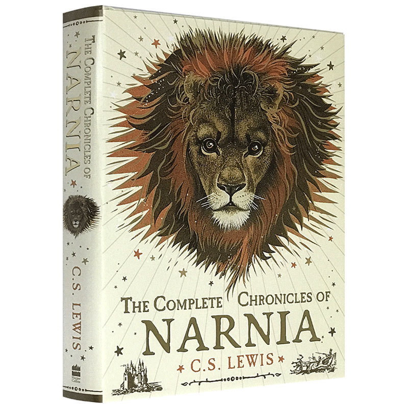 正版 纳尼亚传奇集 英文原版小说 The Complete Chronicles of Narnia 精装英国版彩插图 英文版 进口书籍 - 图0