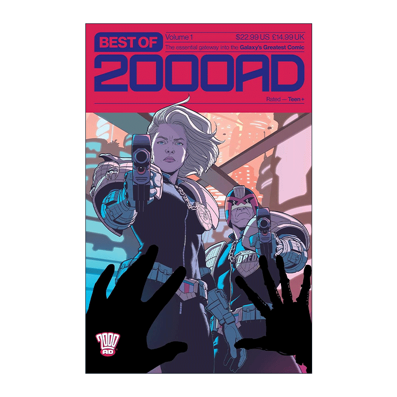 英文原版 Best of 2000 AD Volume 1 科幻漫画故事集1 英文版 进口英语原版书籍
