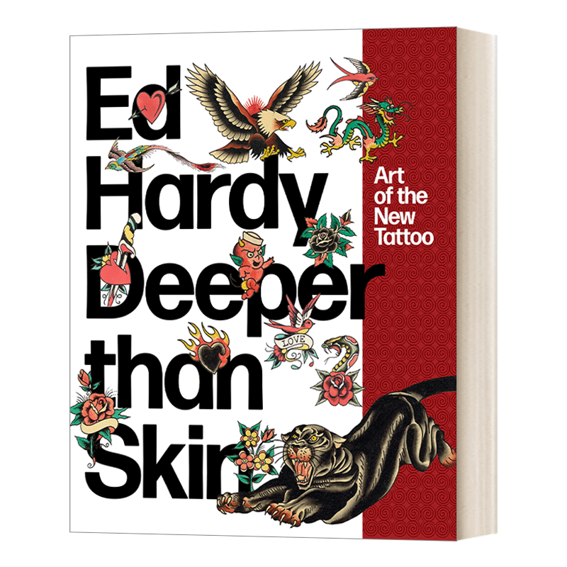 英文原版 Ed Hardy Deeper than Skin Art of the New Tattoo 埃德·哈迪 开创性纹身艺术 英文版 进口英语原版书籍 - 图0