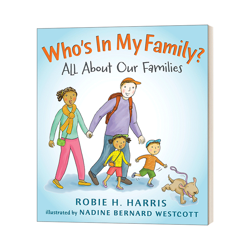 我的家庭里有谁 英文原版绘本 Who's In My Family All About Our Families 关于我们的家庭 精装绘本 英文版 进口英语原版书籍