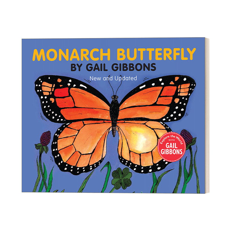 帝王蝶 英文原版 Monarch Butterfly 新版 盖尔吉本斯少儿百科系列 儿童科普绘本 Gail Gibbons 精装 英文版 进口英语原版书籍 - 图0