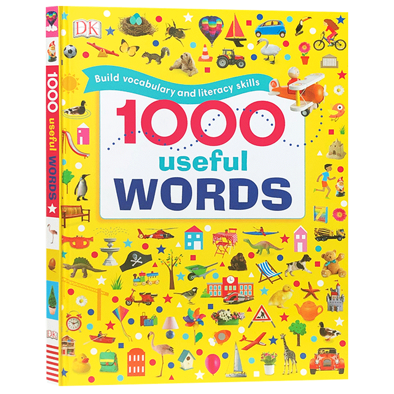 DK常用英语1000词 英文原版字典 1000 Useful Words dk1000词非点读  词汇量积累阅读写作技能提升 1000个单词绘本 精装 英文版 - 图3