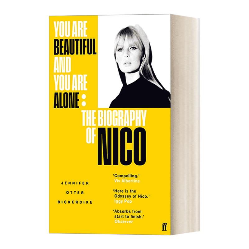 英文原版 You Are Beautiful and You Are Alone 多么美丽,多么孤独 Nico传记 英文版 进口英语原版书籍