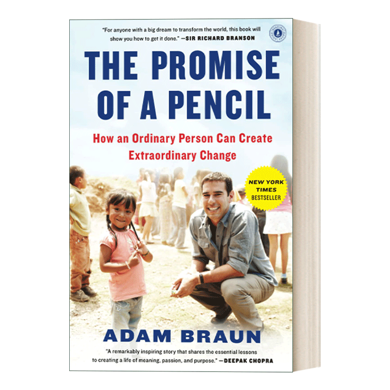 英文原版 The Promise of a Pencil 铅笔的承诺 普通人如何大改变 创办运营NGO的故事 英文版 进口英语原版书籍 - 图0