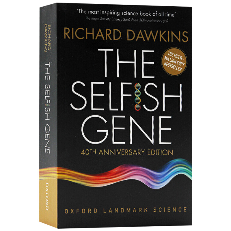 自私的基因英文原版 The Selfish Gene 40th Anniversary Edition 40周年纪念版课外兴趣科普读物英文版书籍理查德道金斯-图2