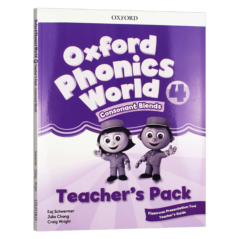 新版 牛津自然拼读教材教师书4 英文原版Oxford Phonics World Level 4 Teacher's Pack牛津语音分级读物 教案与教学讲解搭牛津树