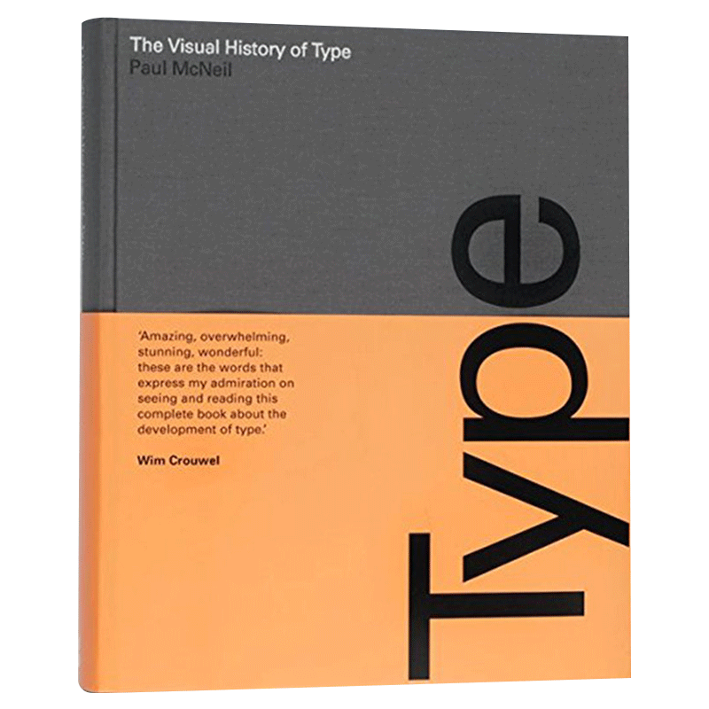 华研原版 字体视觉历史 英文原版 The Visual History of Type 艺术字体设计图书 英文版 进口英语书籍