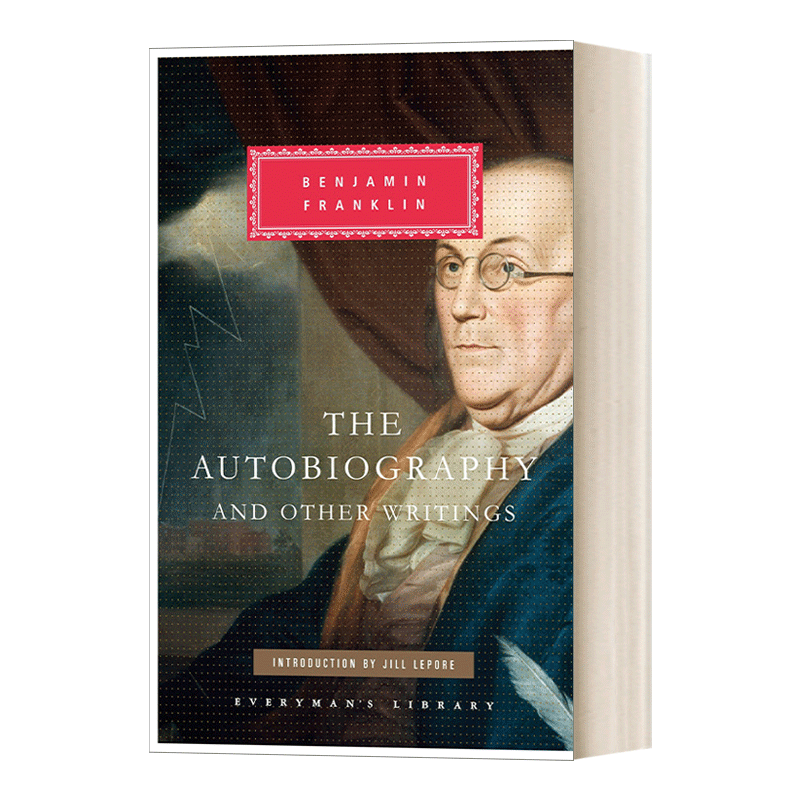 英文原版 Autobiography of Benjamin Franklin 本杰明·富兰克林自传 Everyman精装版 英文版 进口英语原版书籍 - 图0