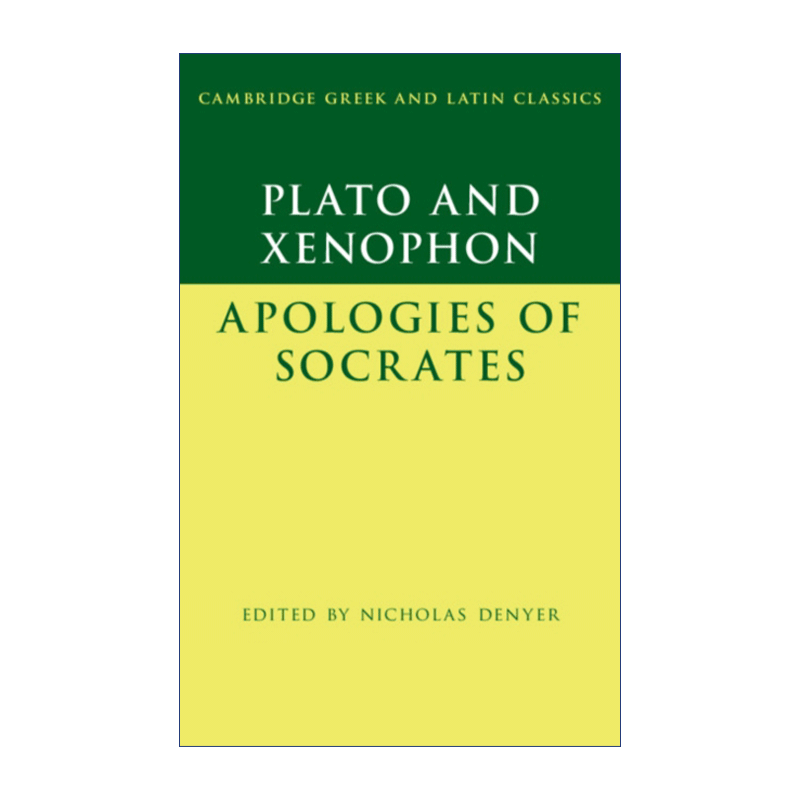 苏格拉底的申辩  英文原版 Plato and Xenophon: The Apology of Socrates 剑桥希腊拉丁语经典系列 原文加学者注释 英文版 进口英 - 图0