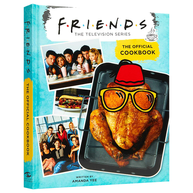 正版 老友记官方食谱 英文原版 Friends The Official Cookbook 精装全彩插图版周边书 超七十个食谱图片画册钱德勒·宾马修·派瑞