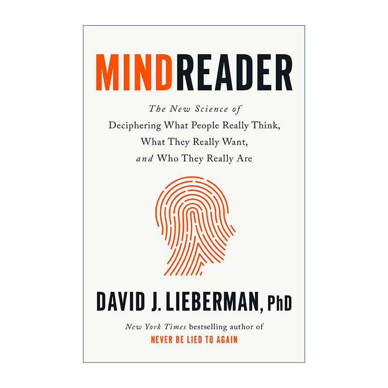 读心者  英文原版 Mindreader 解读人们真正所想及所愿 David J. Lieberman 精装 英文版 进口英语原版书籍