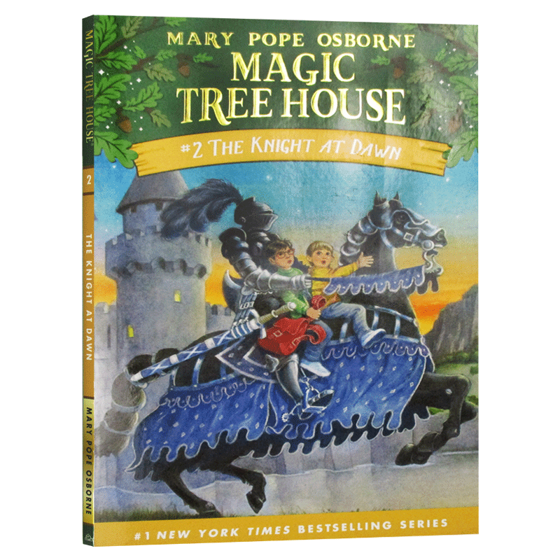 神奇树屋2迷雾中的骑士英文原版小说Magic Tree House The Knight at Dawn儿童英语初级章节书籍搭Wonder奇迹男孩查理和巧克力工厂 - 图2