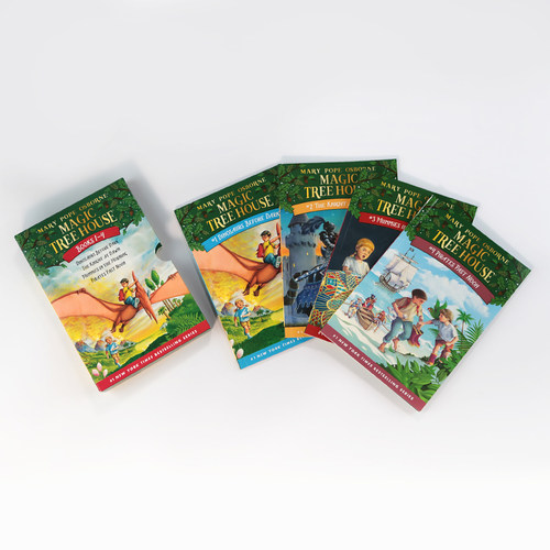 神奇树屋英语原版Magic Tree House4册全套神奇的树屋英文原版绘本中小学儿童课外阅读章节桥梁小说进口书籍魔法树屋搭小屁孩日记 - 图2