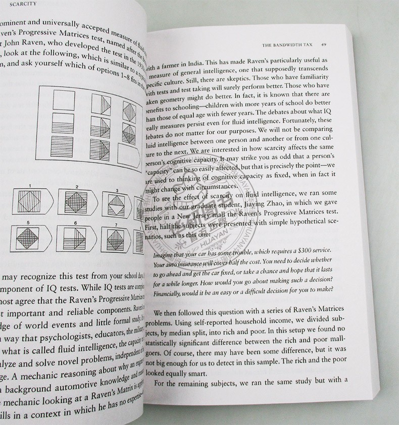稀缺一本可能会改变你生活方式的书英文原版 Scarcity The True Cost of Not Having Enough英文版进口原版英语书籍-图1
