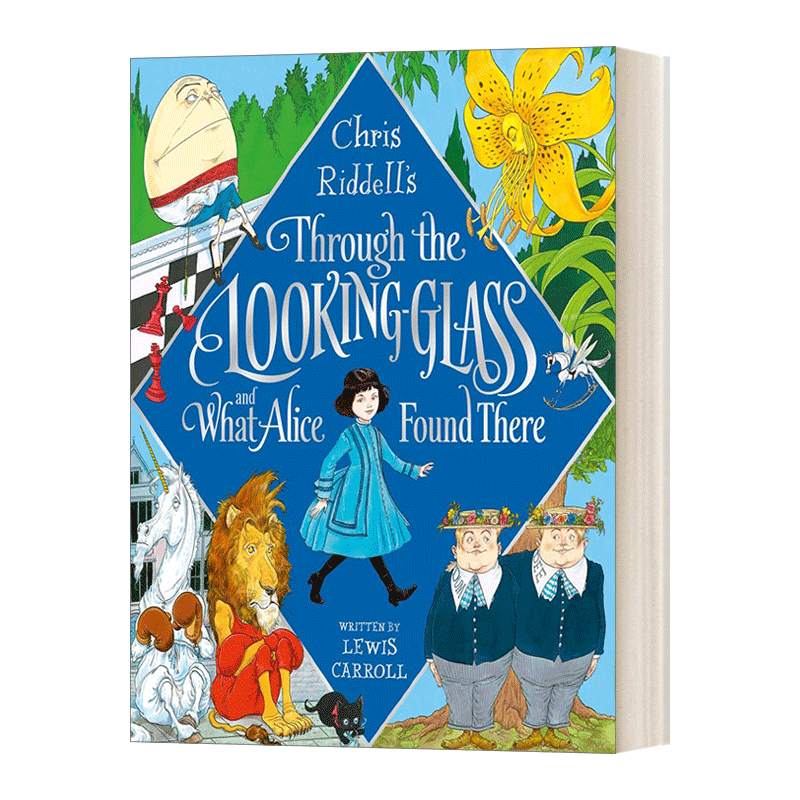 英文原版 Through the Looking-Glass and What Alice Found There 爱丽丝镜中奇遇记 精装 英文版 进口英语原版书籍 - 图0
