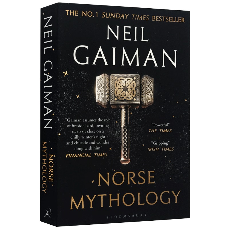 北欧神话 尼尔盖曼 英文原版 Norse Mythology Neil Gaiman 诸神的黄昏 American Gods 英文版科幻小说 正版进口英语书籍 - 图0