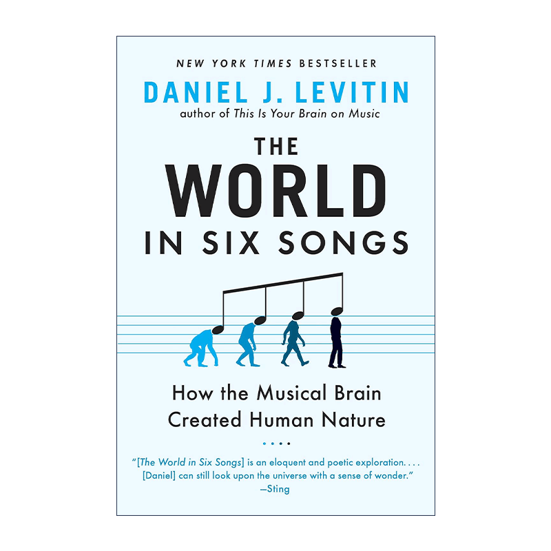 为什么伤心的时候听慢歌 英文原版 The World in Six Songs 探索音乐背后的认知心理学 Daniel J. Levitin 英文版进口英语原版书籍