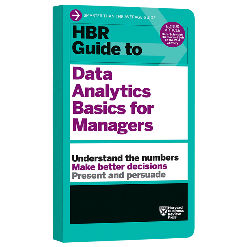 哈佛商业评论指南系列 管理人员的数据分析基础 英文原版 HBR Guide to Data Analytics Basics for Managers 英文版进口英语书籍 - 图0