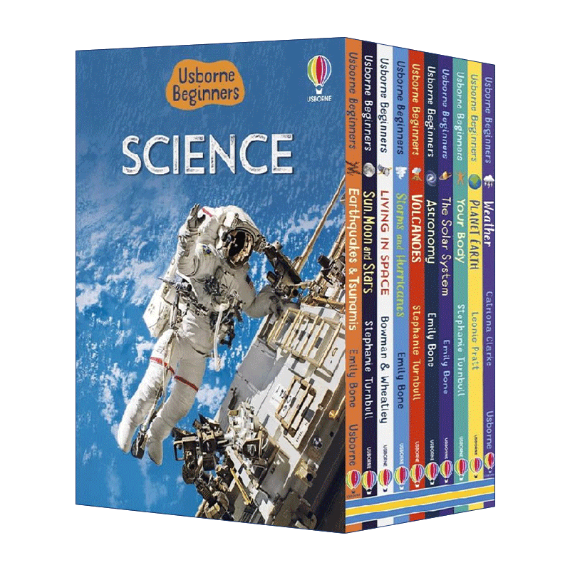 英文原版 Usborne Beginners Science 尤斯伯恩初学者系列 初探科学 10册盒装 儿童科普百科 英文版 进口英语原版书籍 - 图0