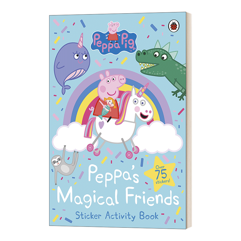 英文原版绘本 Peppa Pig  Peppa's Magical Friends Sticker Activity 小猪佩奇的魔法朋友 贴纸活动书 英文版 进口英语原版书籍 - 图1