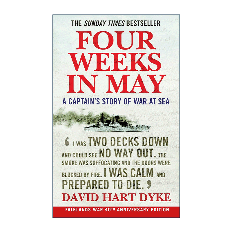 英文原版 Four Weeks in May 五月里的四个星期 一个船长亲历的马岛战争 英文版 进口英语原版书籍
