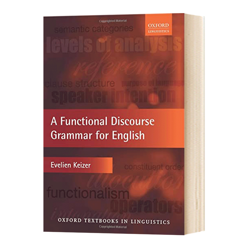 英语的功能性交流语法 英文原版 A Functional Discourse Grammar for English 英文版 进口英语原版书籍