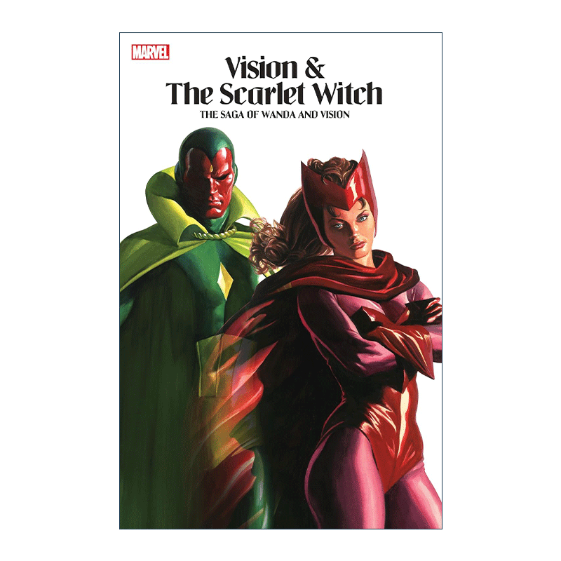 英文原版 Vision and The Scarlet Witch The Saga of Wanda and Vision 旺达·幻视 同名电影原著 漫威漫画 Steve Englehart - 图0