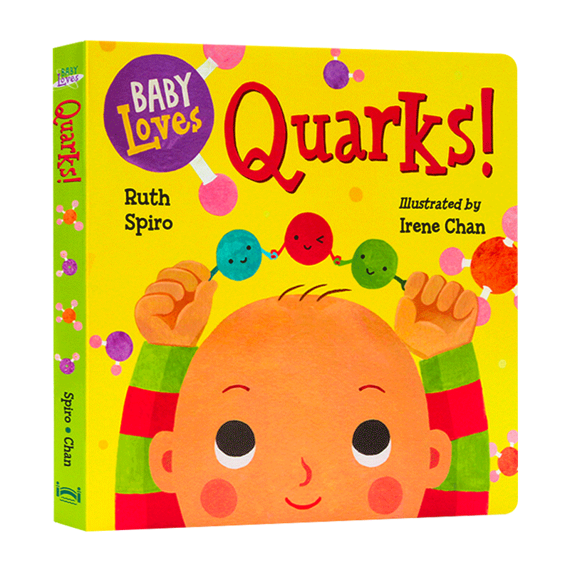 英文原版绘本 Baby Loves Quarks!宝宝爱夸克！纸板书宝宝爱科学系列英文版_虎窝淘