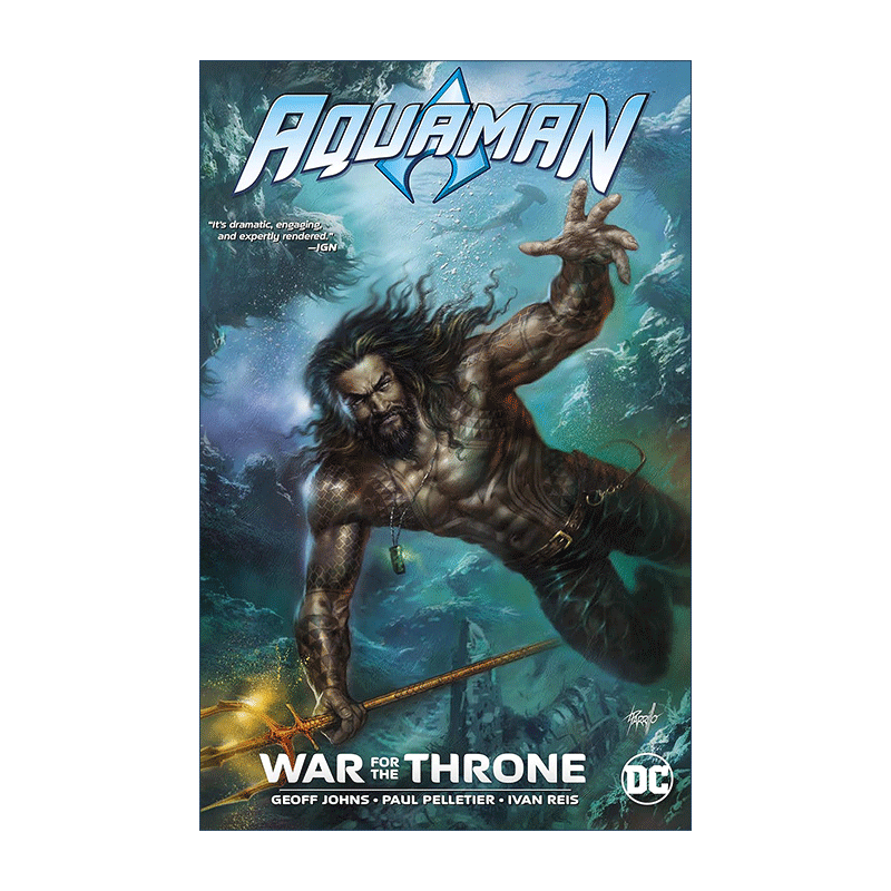 英文原版 Aquaman War for the Throne水行侠王位之战 DC漫画 Geoff Johns英文版进口英语原版书籍-图0