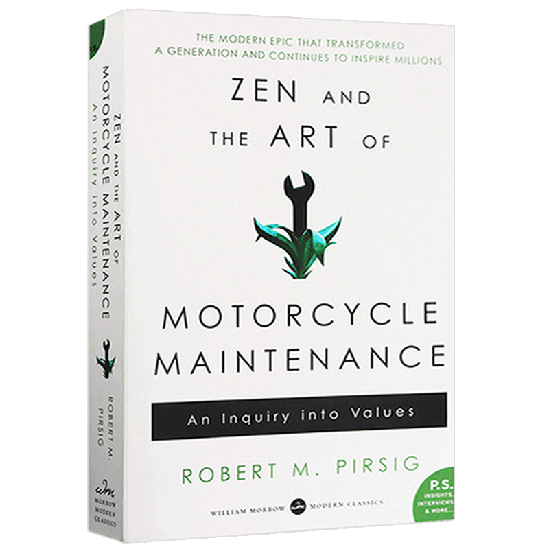 正版 禅与摩托车维修艺术 英文原版 Zen and the Art of Motorcycle Maintenance 全英文版小说 进口英语书籍 - 图1