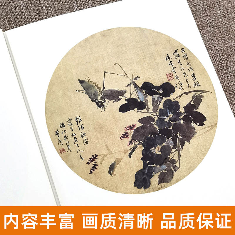 8开  任伯年小品绘画1-6 (中国高等艺术院校教学范本) 任伯年写意花鸟画集技法教程临摹范本中国画作品集画册 人民美术出版社 - 图2