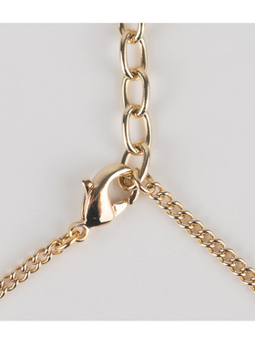 缪缪女士经典字母标识徽标项链