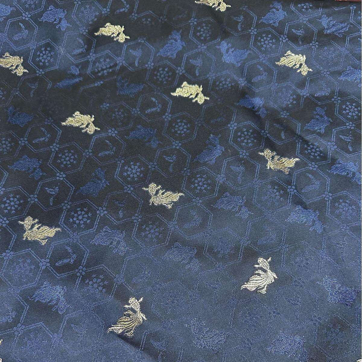 汉服民族服补服面料织金提花小锦鲤色织提花布bjd娃衣9004,淘宝优惠券,粉丝福利购,淘宝优惠卷